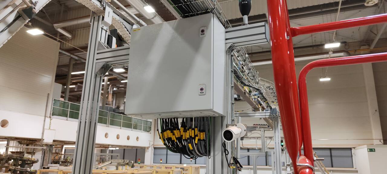 szafa sterownicza na instalacji